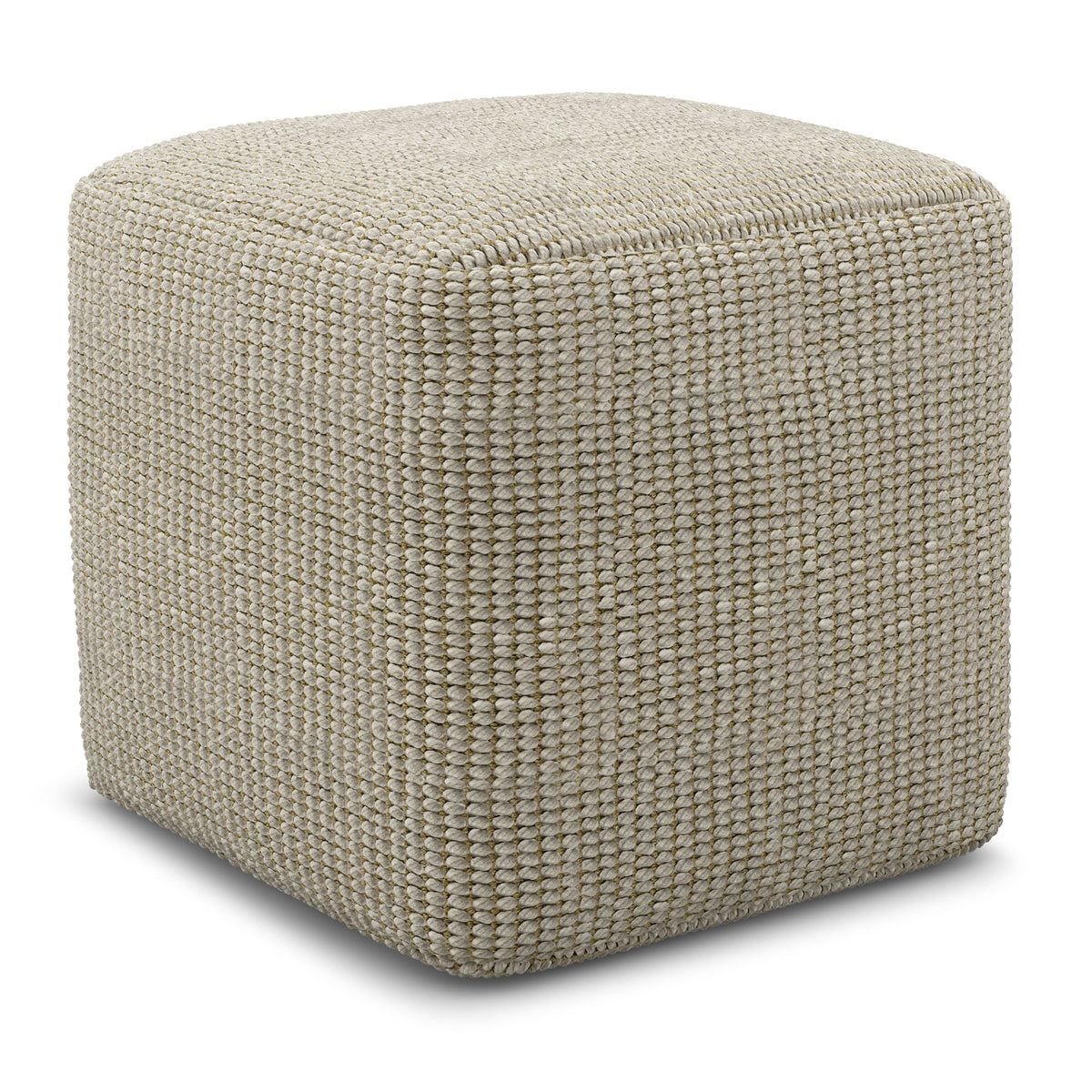 Zelma Square Woven Outdoor / Indoor Pouf