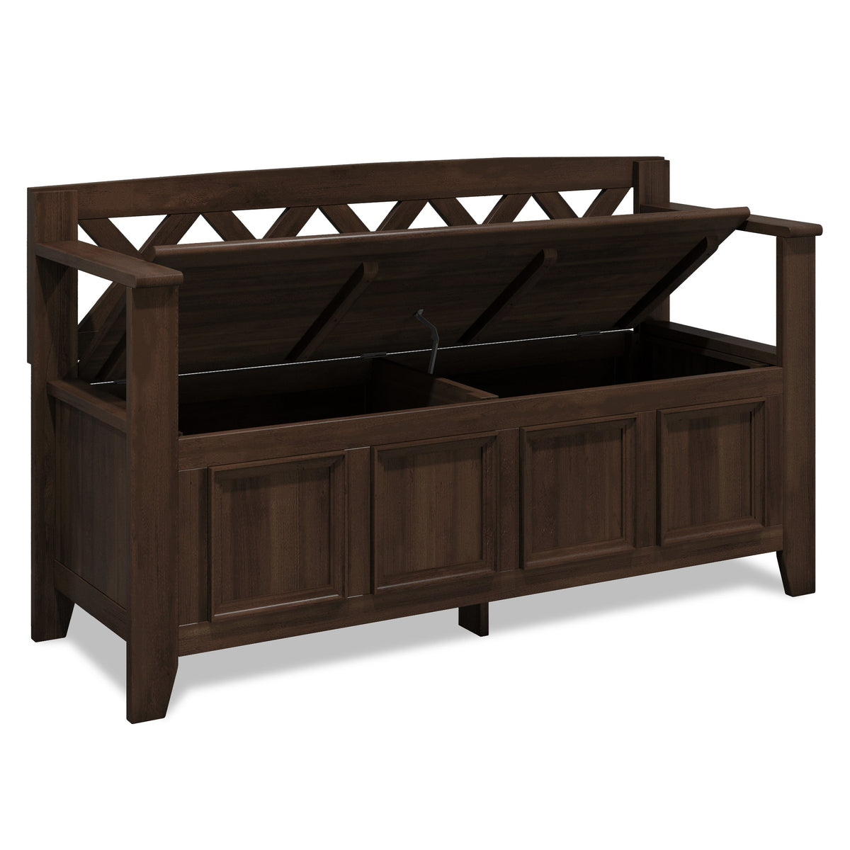 Amherst Solid Wood Entryway Storage Bench