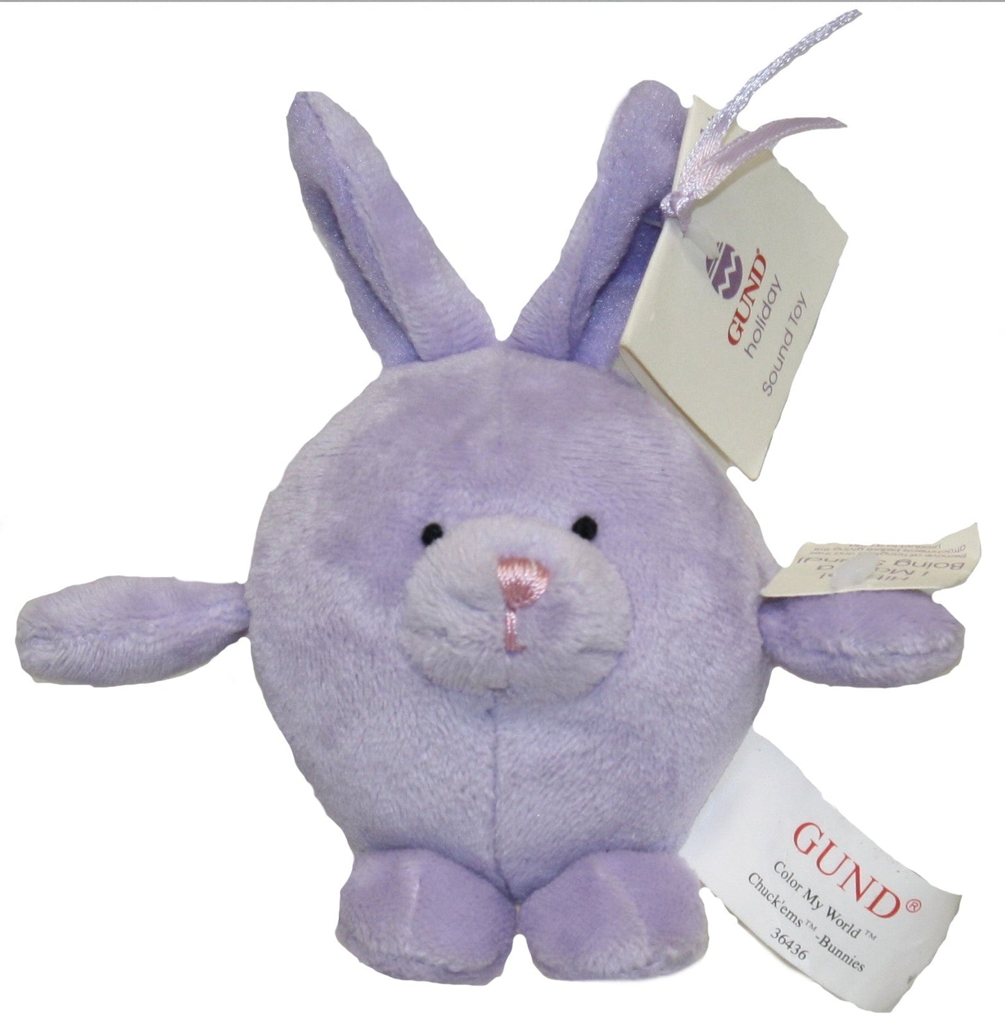 Color My World Chuckems Bunny  - Purple