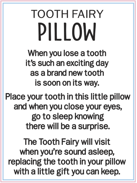 Tooth Fairy Pillows - Pink