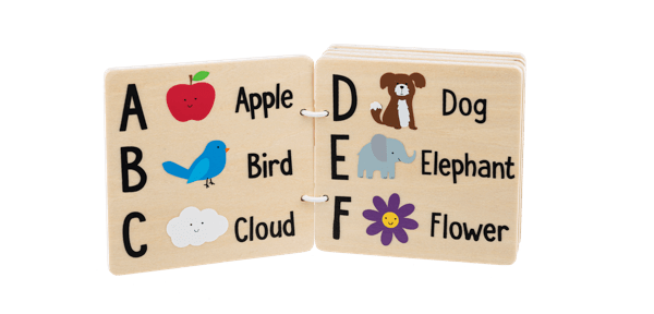 Wooden Book - ABC