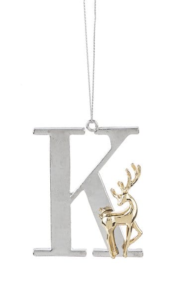 Elegant Reindeer Ornament - K - Final Sale