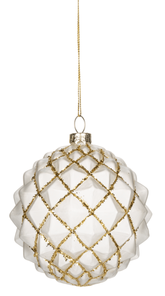 Sand Textured Ball Ornaments (6 pc. ppk.) - Final Sale