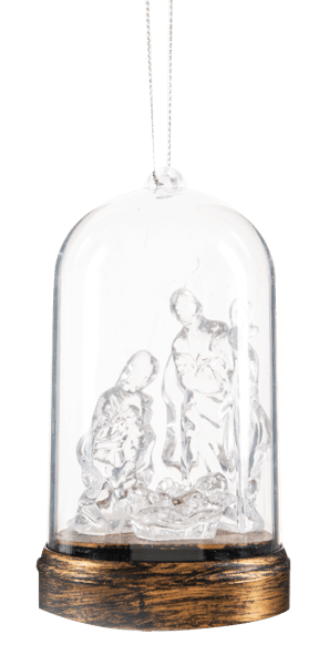 Light Up Nativity Scene Ornament - Final Sale