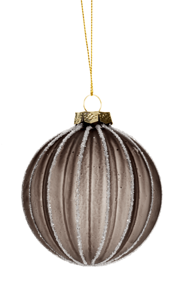 Textured Swirl Ball Ornaments  - Specify color
