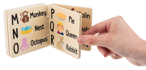 Wooden Book - ABC