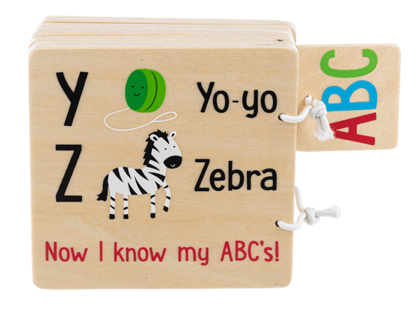 Wooden Book - ABC