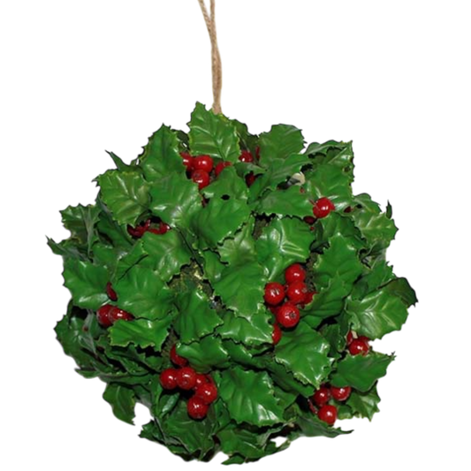 Holly Berry Kissing Ball