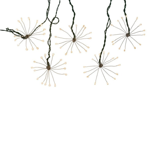 75-Light Cluster Burst Superbright LED Light Set - Cool White