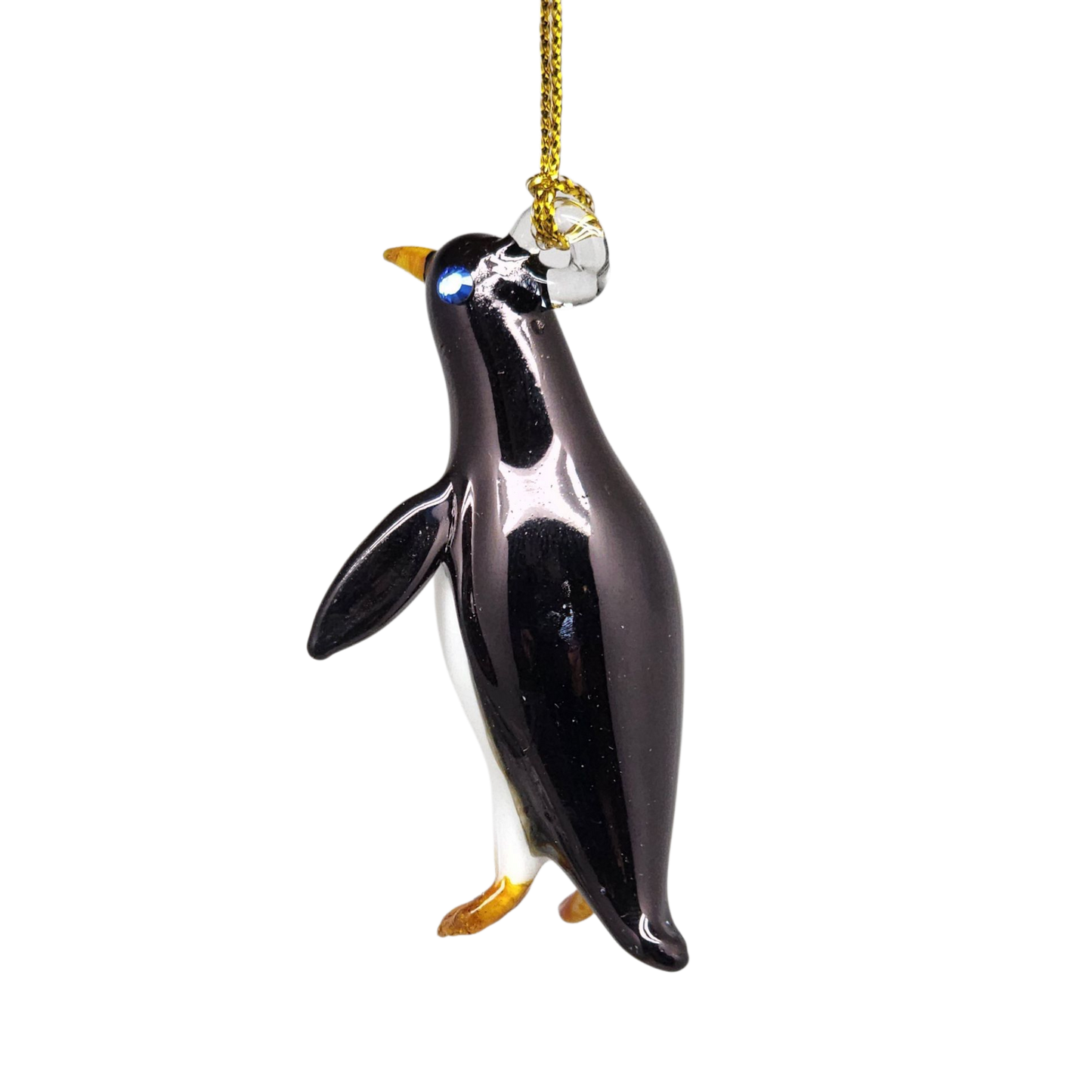 Egyptian Glass Penguin Ornament