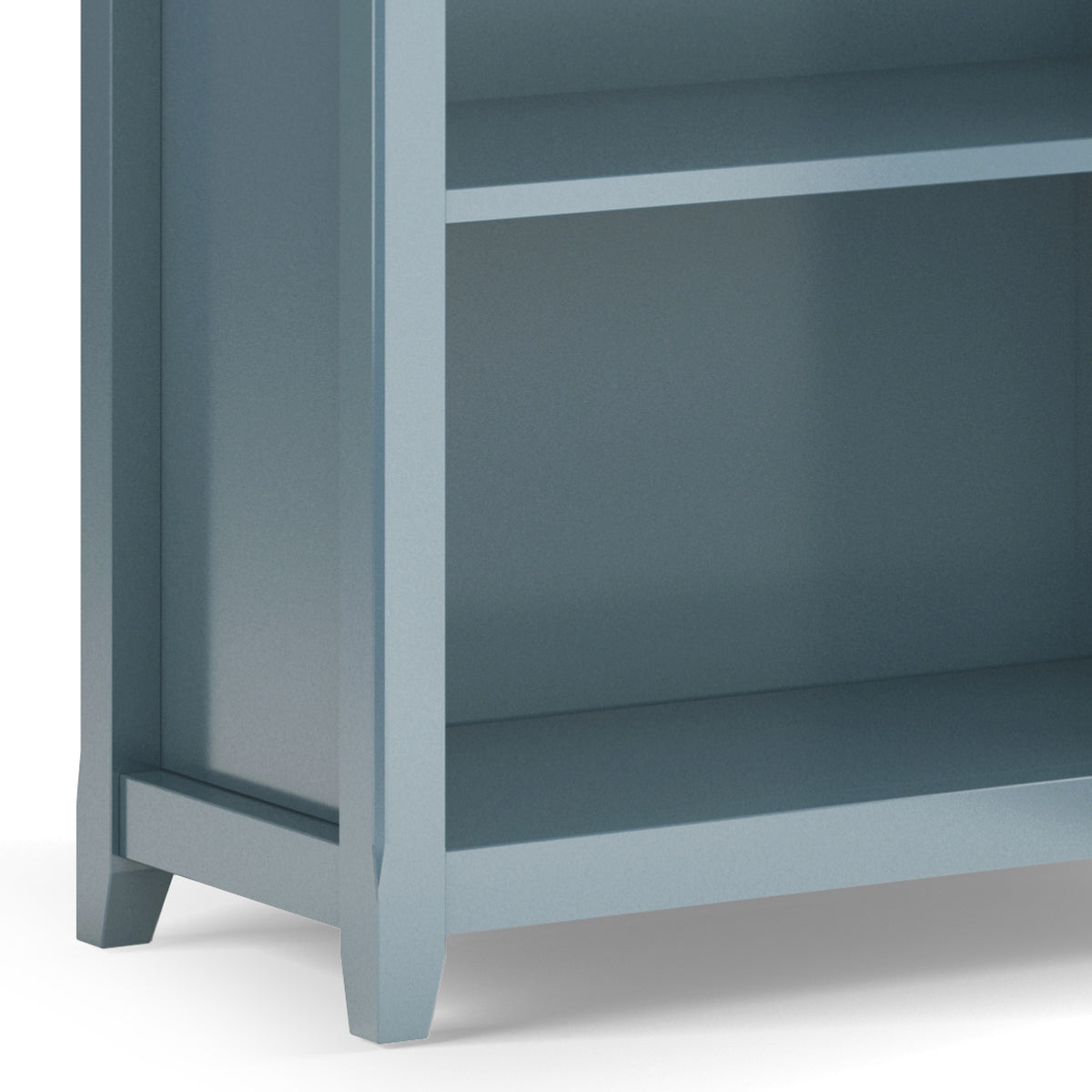 Amherst 30 Inch Solid Wood 5 Shelf Bookcase in French