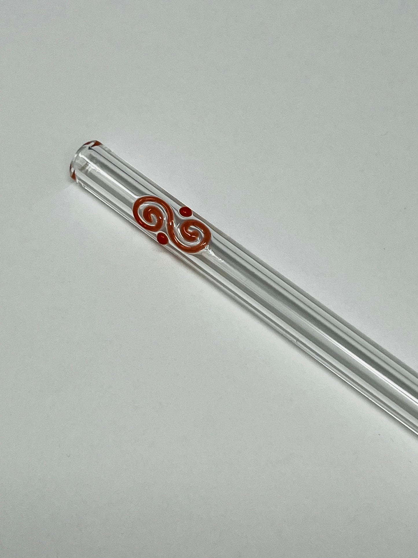 Reusable Glass Drinking Straws, 9.5mm x 8 inch, Sold Individually