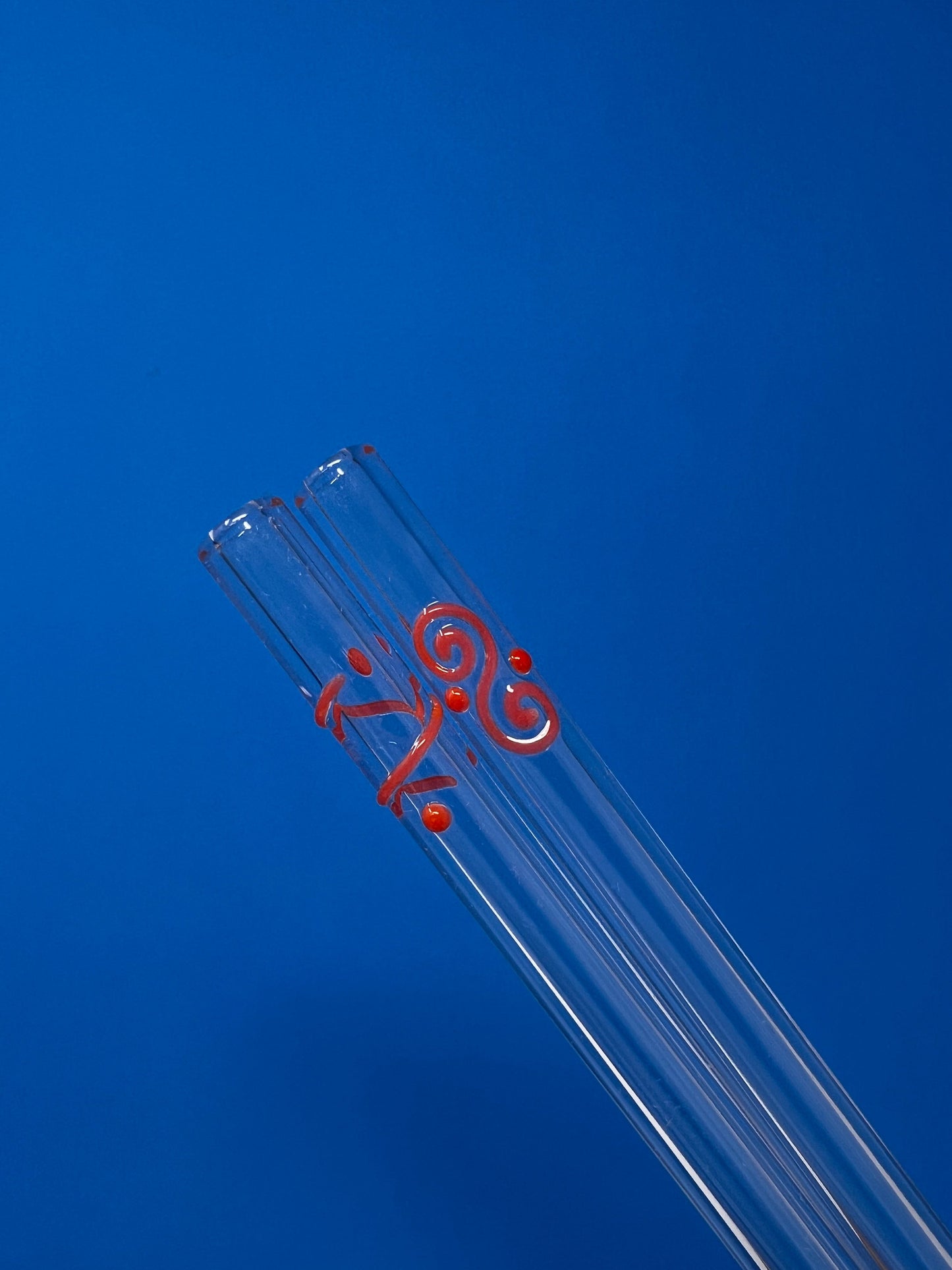 Reusable Glass Drinking Straws, 9.5mm x 8 inch, Sold Individually