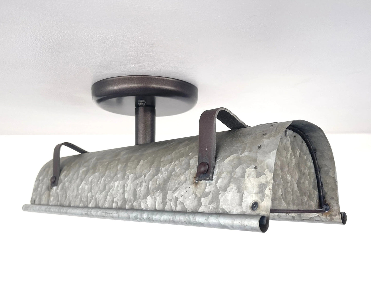 Galvanized Metal Ceiling Light