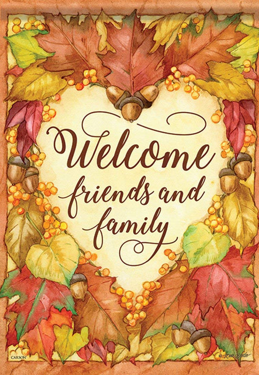 Heart Of Autumn Flag