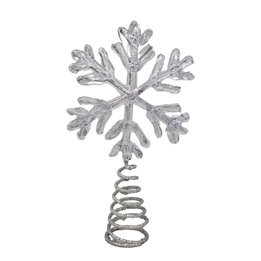 Miniature Snowflake Tree Toppers - Silver
