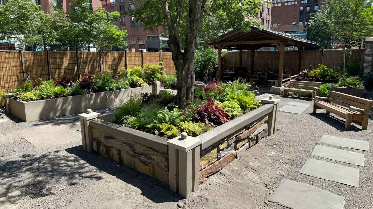 Stackstone Prefabricated Concrete (GFRC) Garden Bed