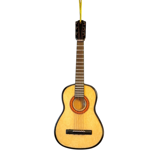 Steel String Wood Guitar Ornament