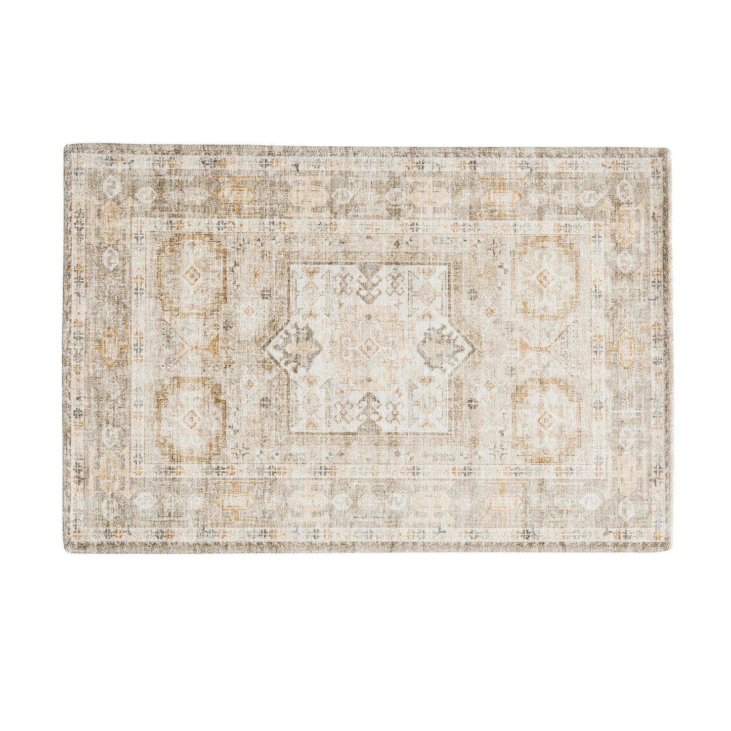 Medallion Machine Washable Accent Area Rug 3' x 5' - Nava Collection