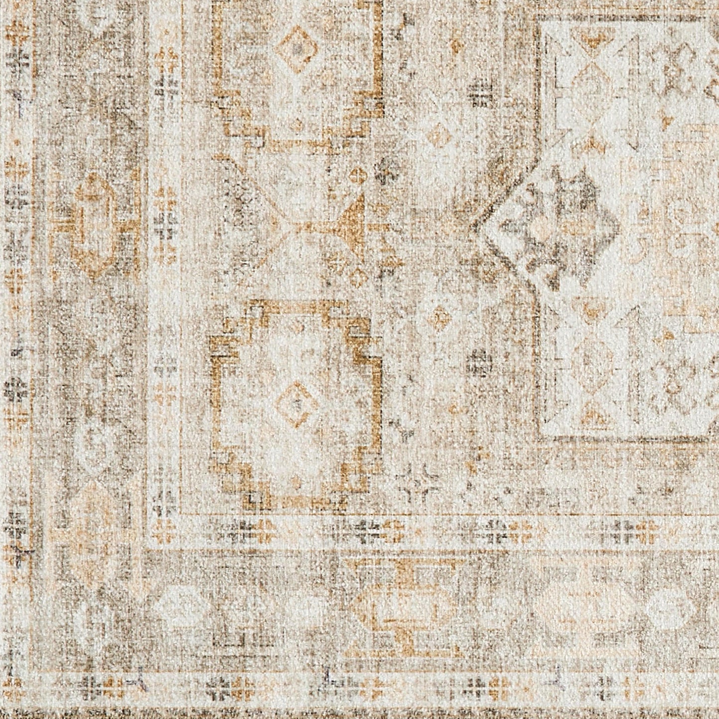 Medallion Machine Washable Accent Area Rug 5' x 7' - Nava Collection