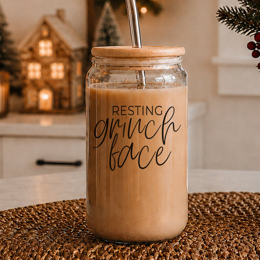 Grinch Face Set 17oz
