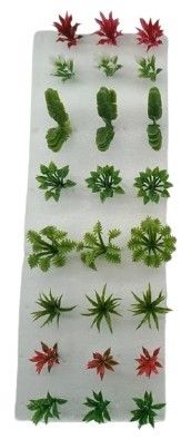 Decorative Plants for a Christmas Village