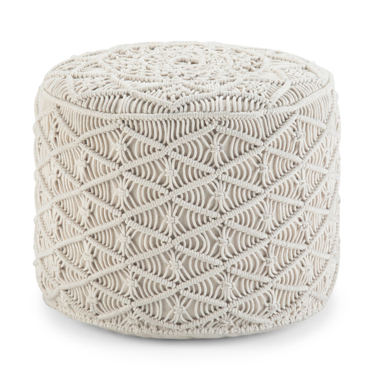 Coates 18 Inch Wide Round Pouf