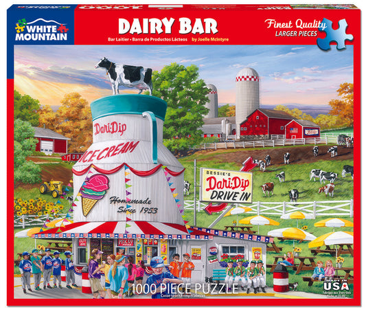 Dairy Bar - 1000 Piece Jigsaw Puzzle