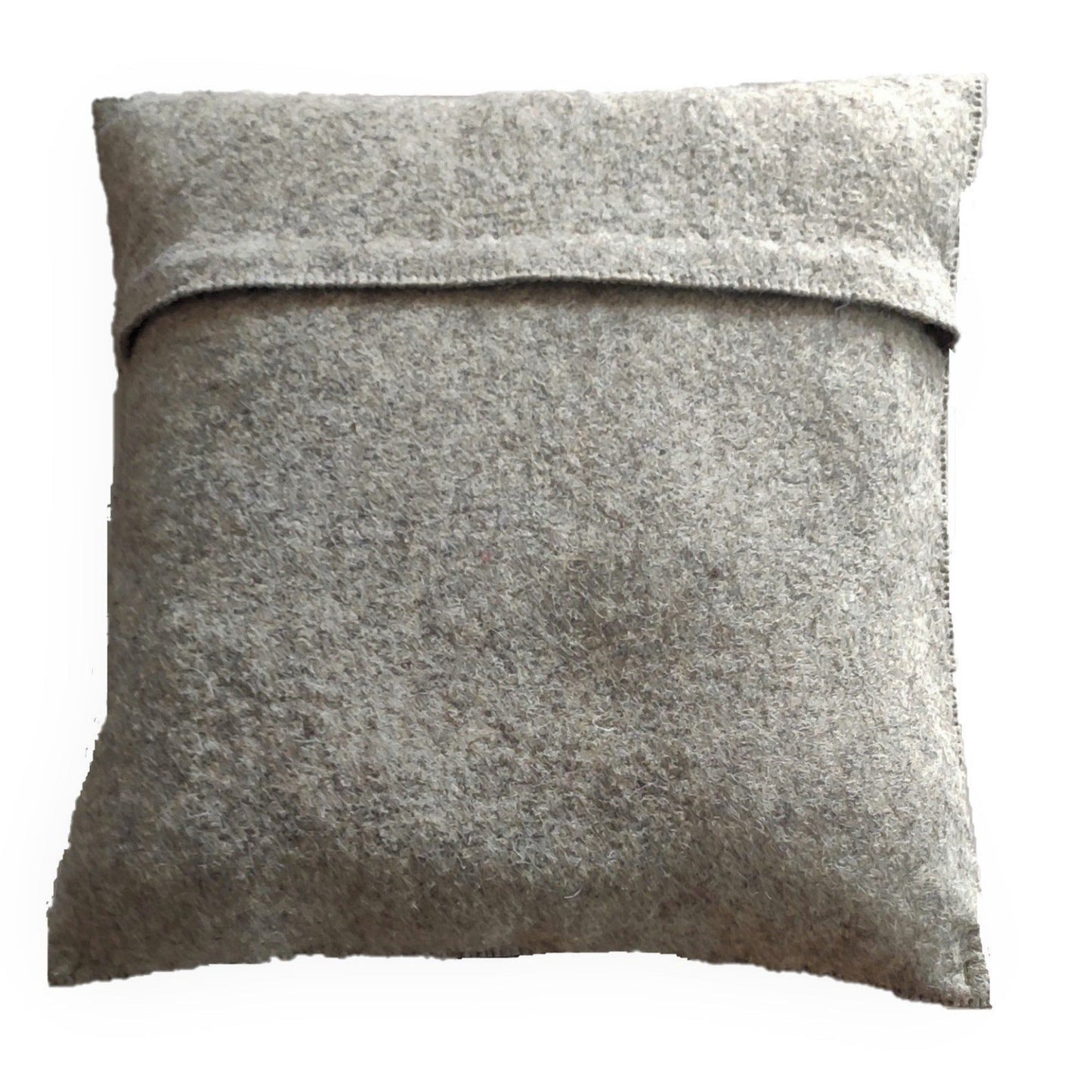 Hand Felted Wool Christmas Pillow Cover - Cream Tree Gray - 20" Arcadia Home