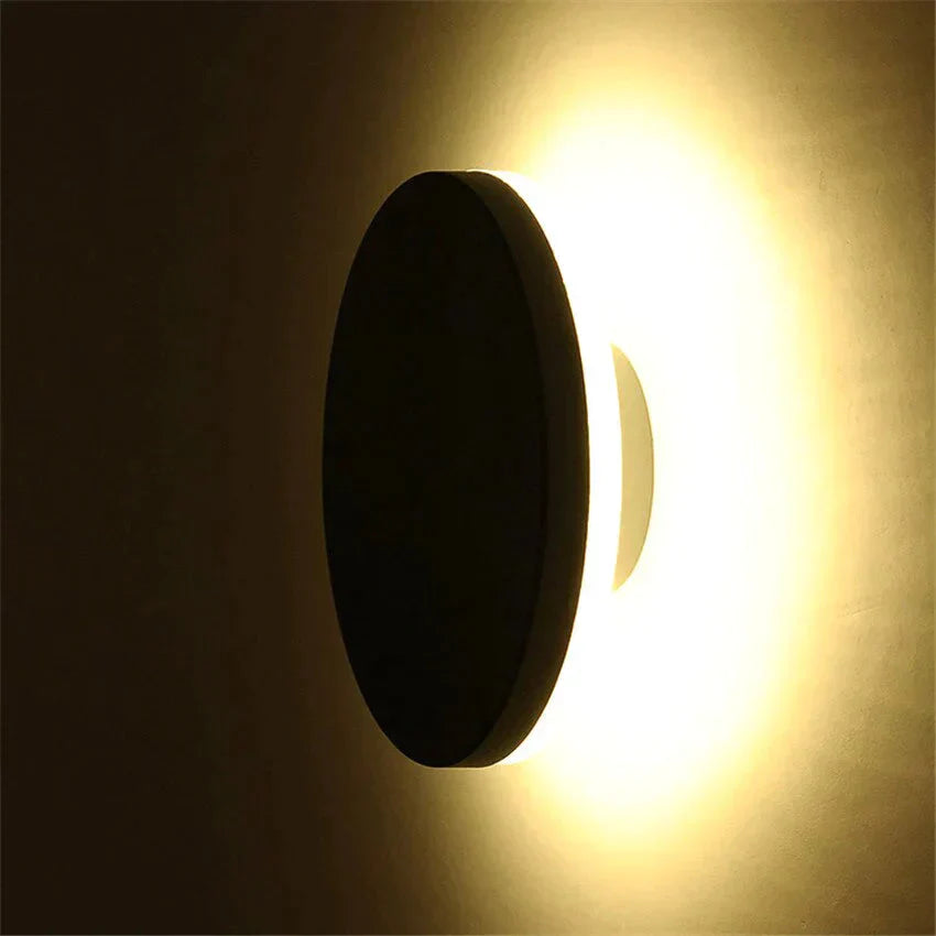 Cassandra's Waterproof Square and Round Wall Lamps - Contemporary Outdoor Lighting