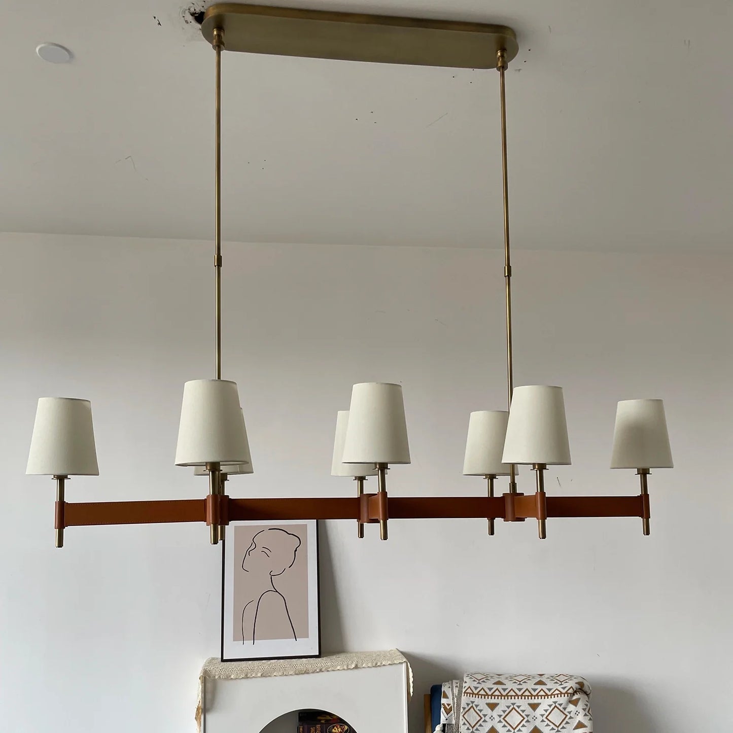 Hastings Leather Chandelier