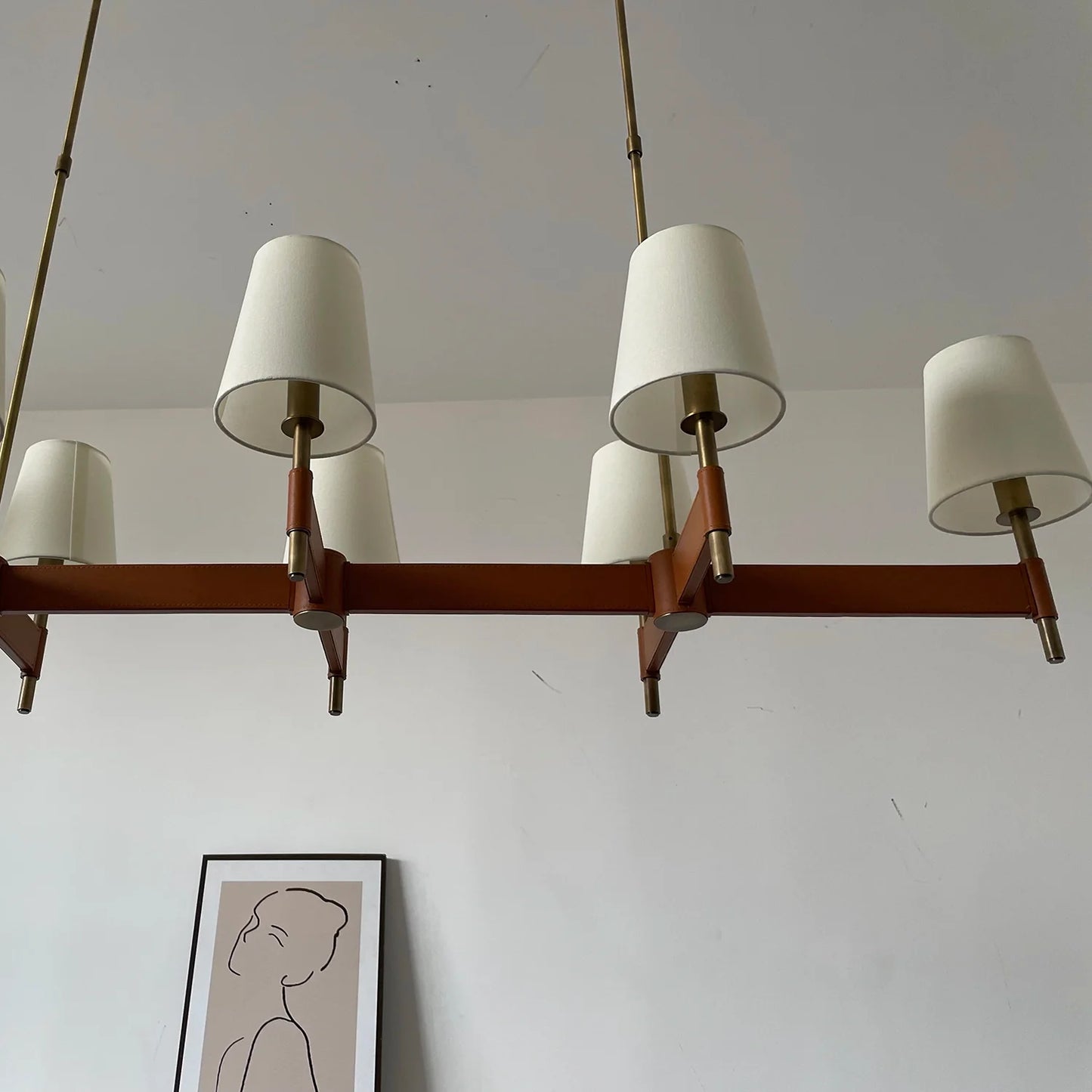 Hastings Leather Chandelier