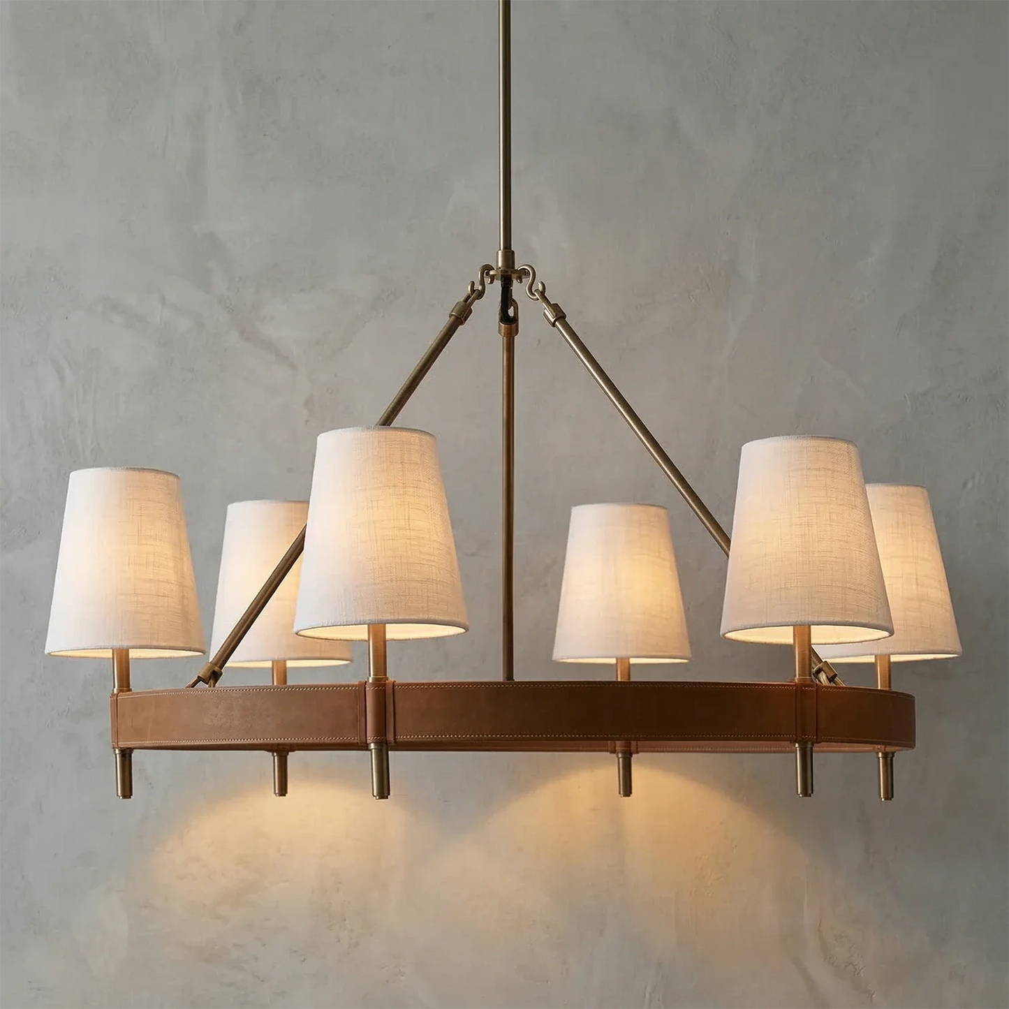 Hastings Leather Chandelier
