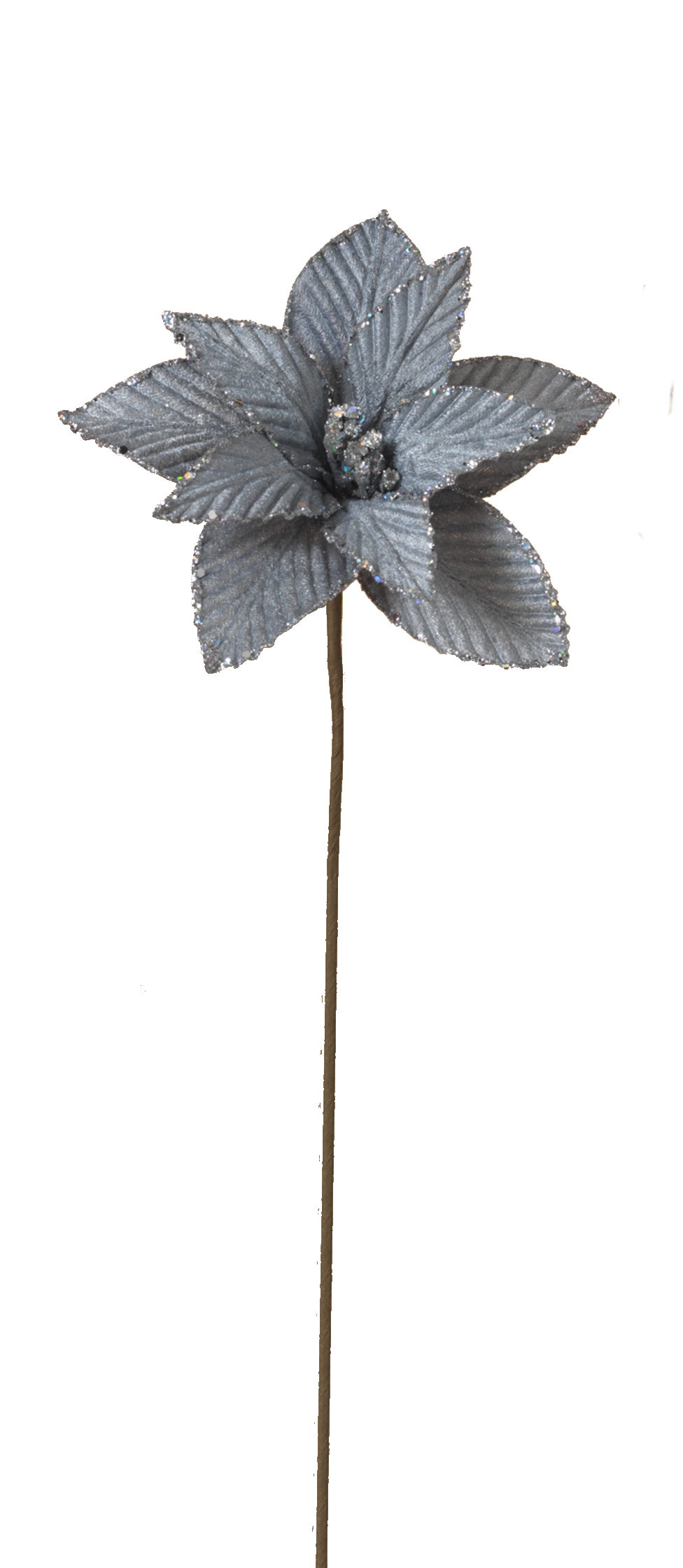 12" Poinsettia Pick -