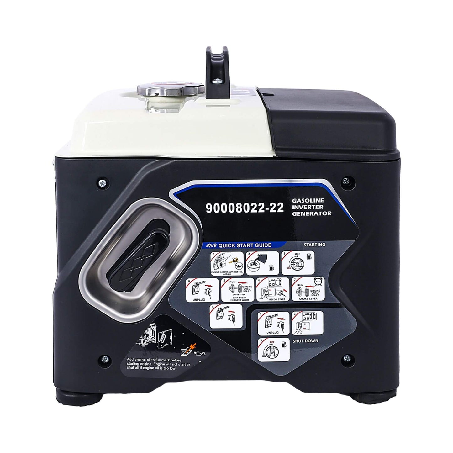 Heavy Duty 1200W Ultra-Quiet Portable Gas engine Inverter Generator (SAK54675)