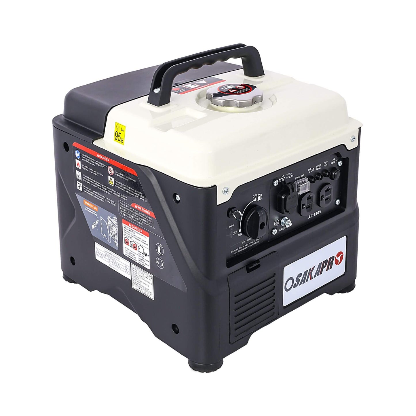 Heavy Duty 1200W Ultra-Quiet Portable Gas engine Inverter Generator (SAK54675)
