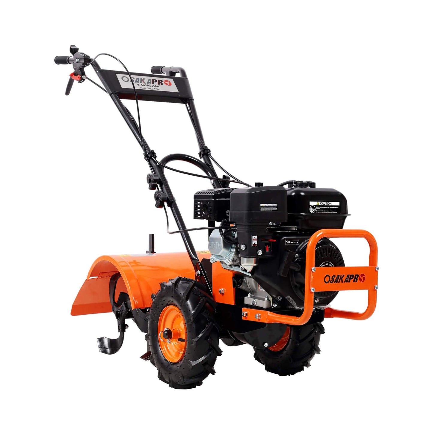 Heavy Duty 7HP 212CC Rear Tine Power Tiller Gas Engine Garden Cultivator, 20 Inch (SAK83179)