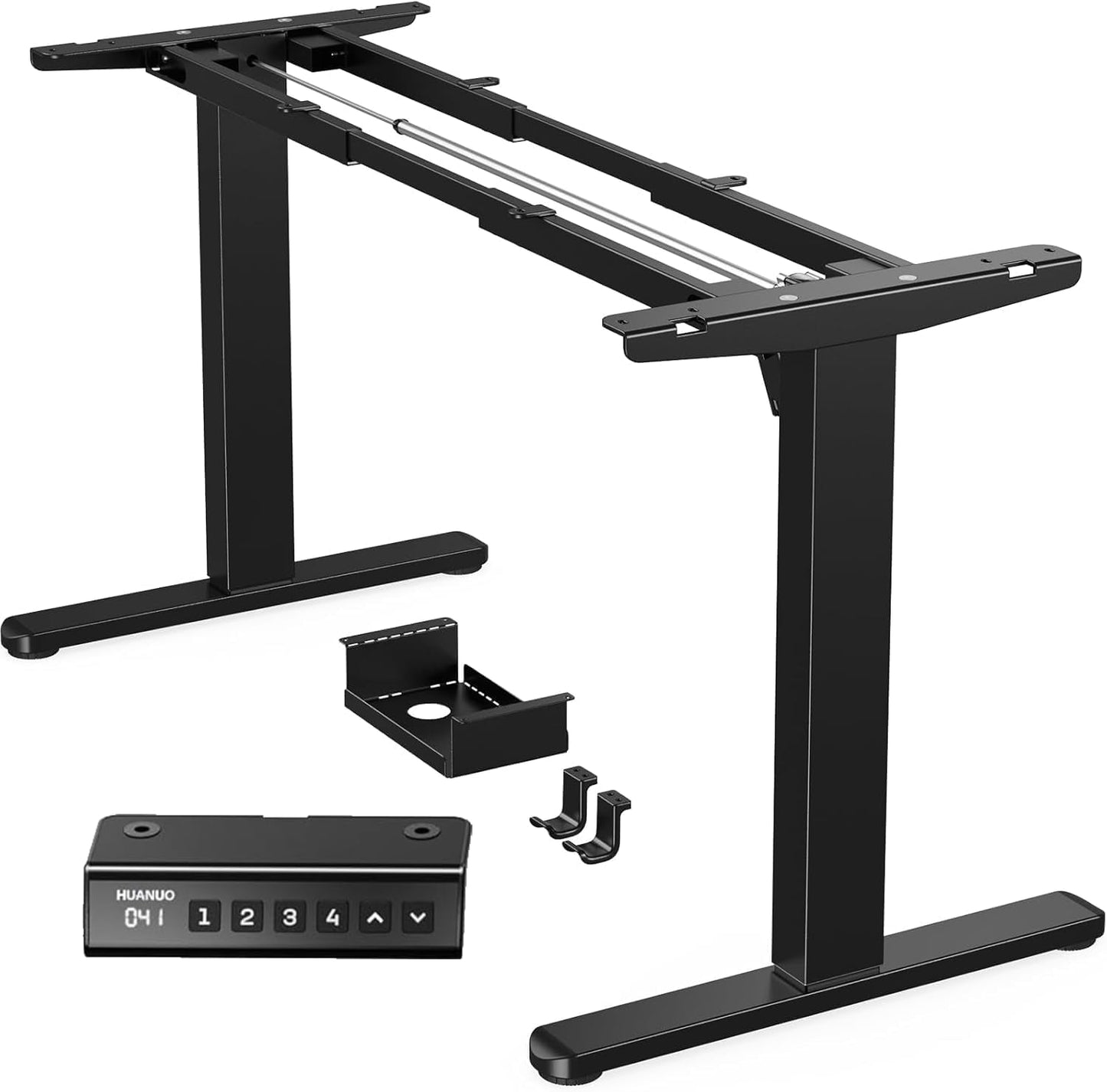 Heavy-Duty Adjustable Standing Desk Frame for Home Office