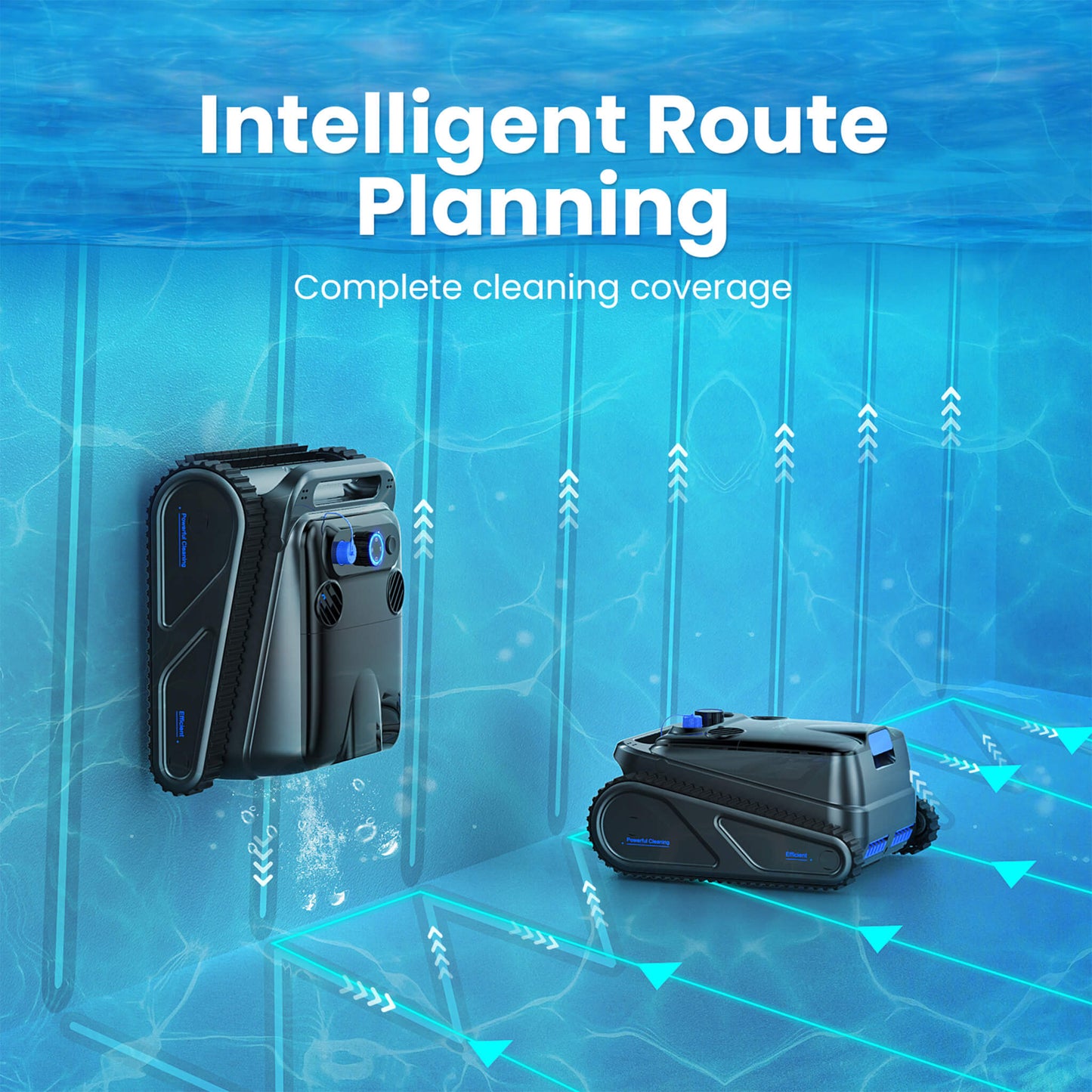 Heavy Duty Cordless Wall Climbing Robotic Pool Vacuum Cleaner (SAK80239)