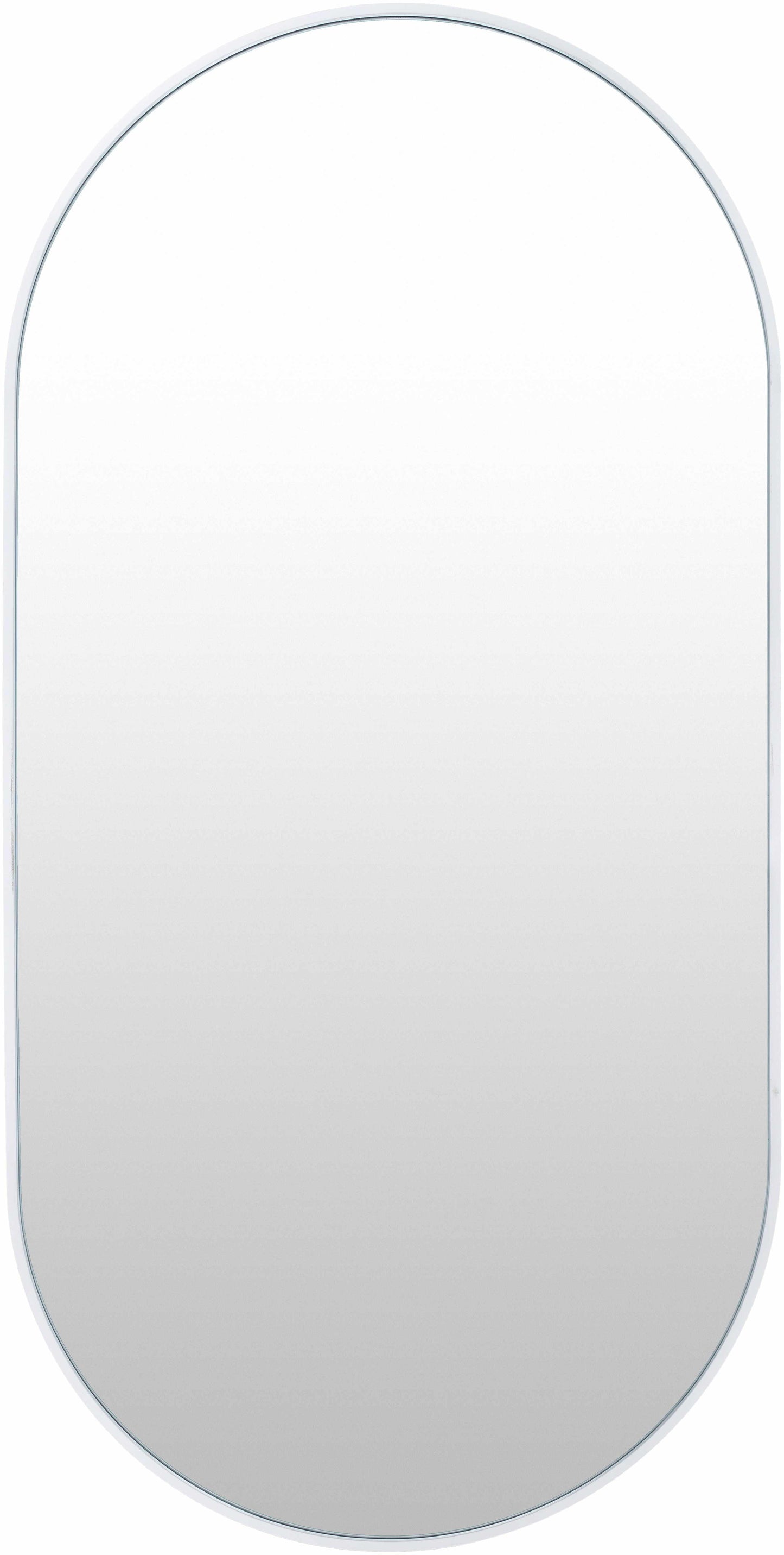 Hagenburg White Iron Frame Mirror