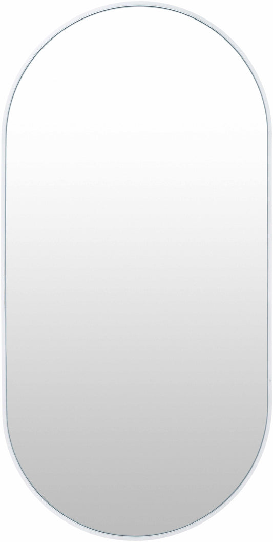 Hagenburg White Iron Frame Mirror