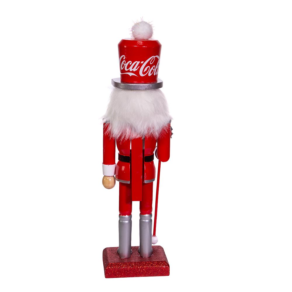 10" Wooden Coca-Cola Nutcracker