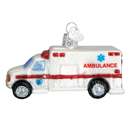 Old World Christmas Ambulance
