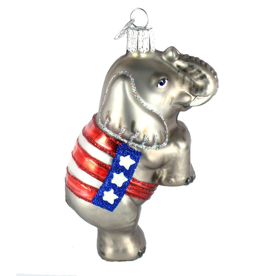 Republican Elephant Ornament