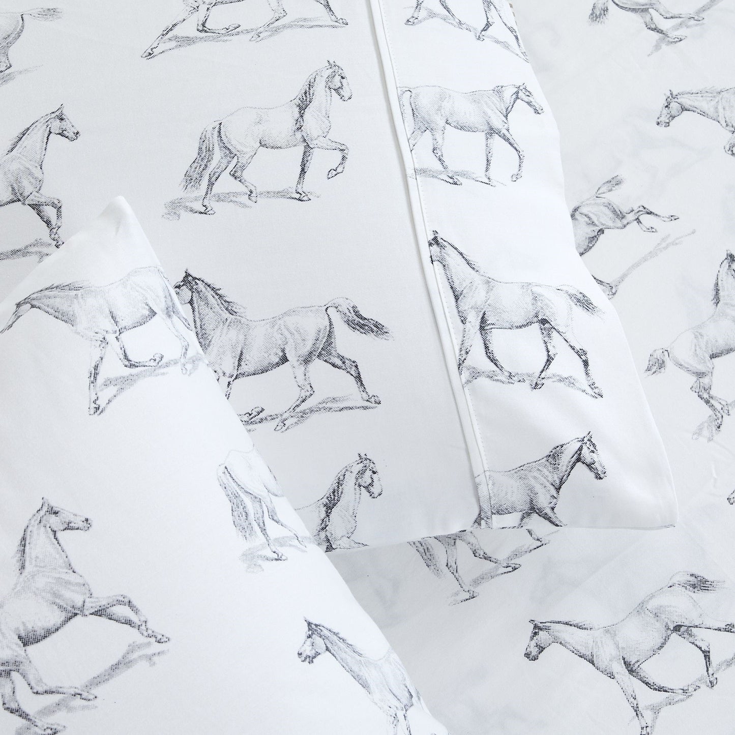 Horses Printed Sheet Set