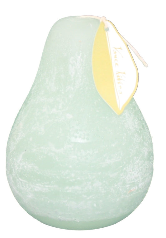 Timber Pear Candle (3" x 4" ) - Aqua