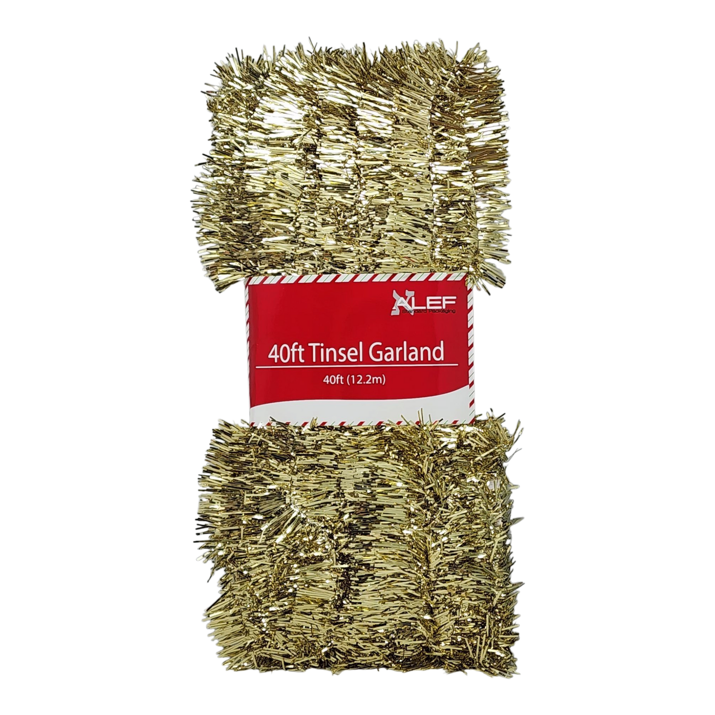 40 Feet Metallic Tinsel Garland - Gold