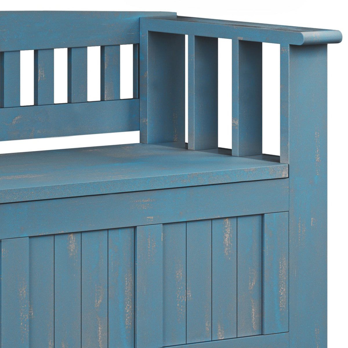 Acadian 48" Wide Solid Wood Entryway Storage Bench