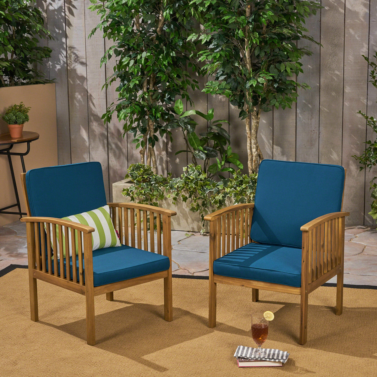 Casa Acacia Club Chair Set of 2