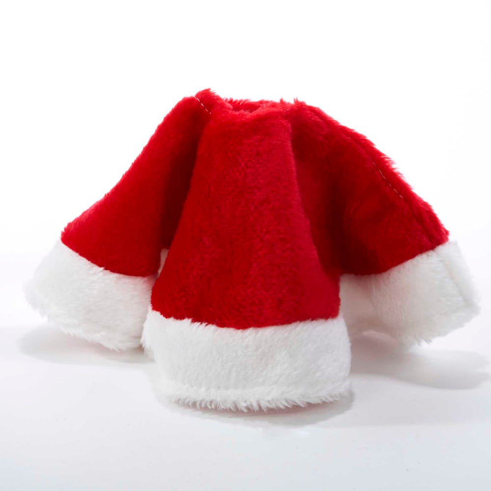 Miniature Red Plush Tree Skirt